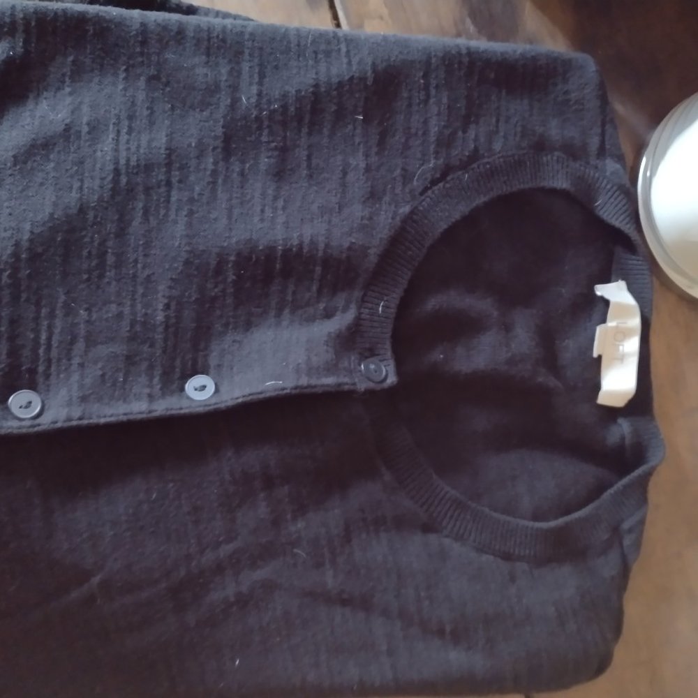 Black Cardigan button down